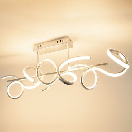 Leuchten Direkt 19032-21 - LED Dimmelhető felületre szerelhető csillár CURLS LED/25,8W/230V