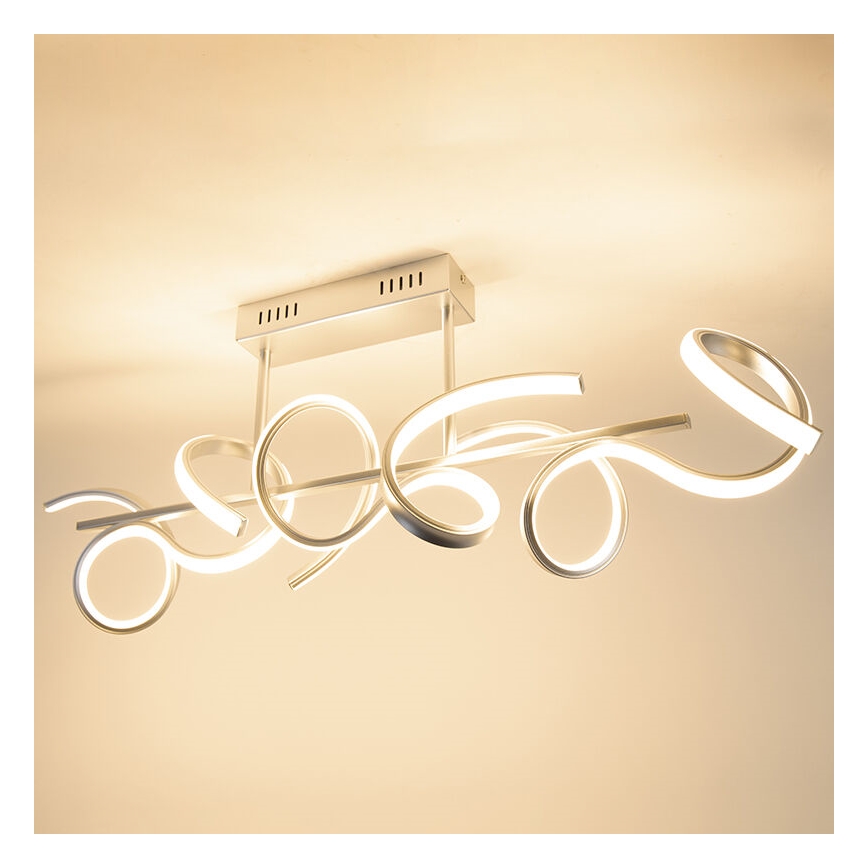 Leuchten Direkt 19032-21 - LED Dimmelhető felületre szerelhető csillár CURLS LED/25,8W/230V