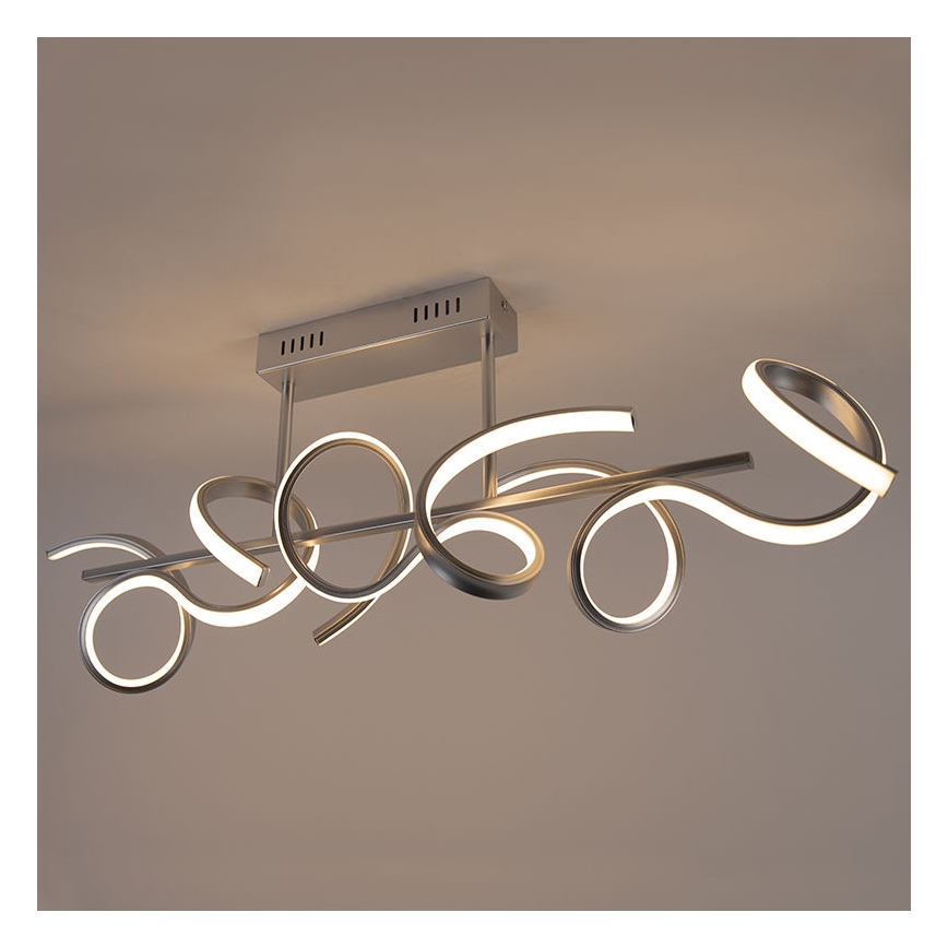 Leuchten Direkt 19032-21 - LED Dimmelhető felületre szerelhető csillár CURLS LED/25,8W/230V
