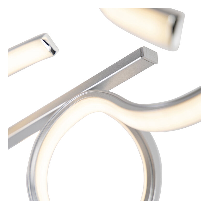 Leuchten Direkt 19032-21 - LED Dimmelhető felületre szerelhető csillár CURLS LED/25,8W/230V