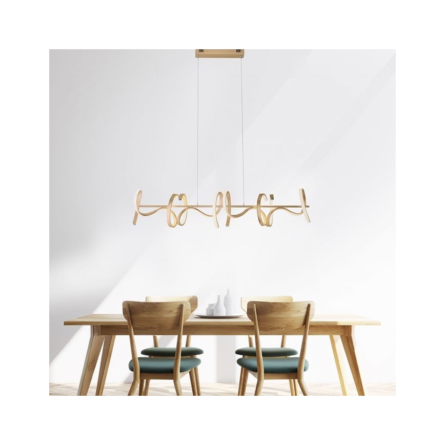 Leuchten Direkt 19033-60 - LED Dimmelhető csillár zsinóron CURLS LED/40,8W/230V