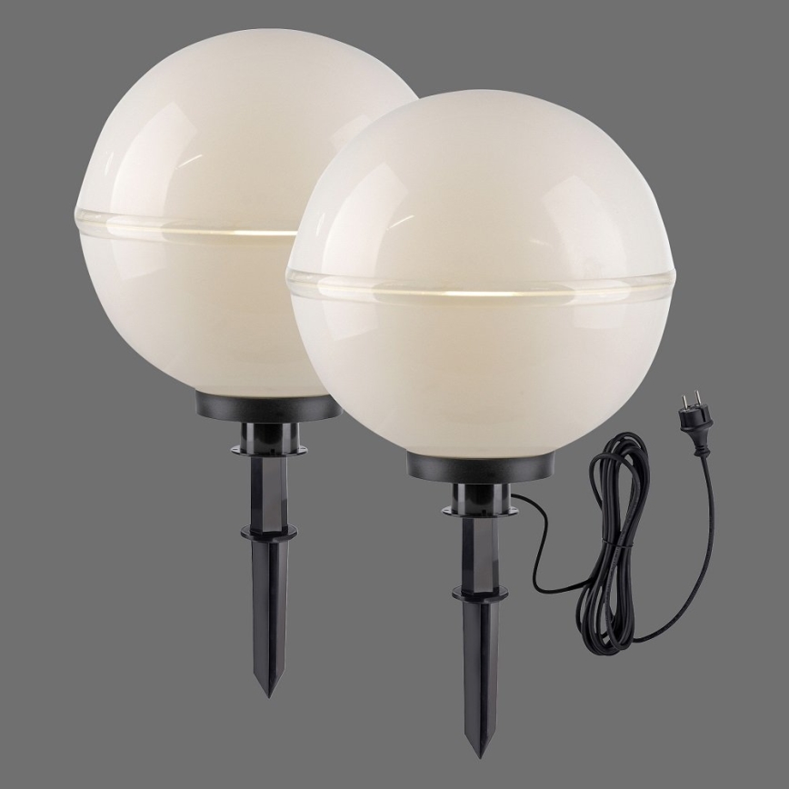 Leuchten Direkt 19324-16-2 - KÉSZLET 2x Kültéri lámpa 1xE27/40W/230V átm. 40 cm IP44