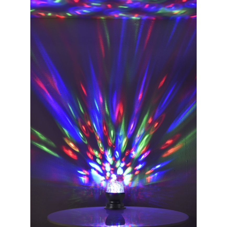 Leuchten Direkt 98035-18 - LED RGB Asztali lámpa DISCO LED/3W/230V