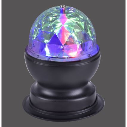 Leuchten Direkt 98035-18 - LED RGB Asztali lámpa DISCO LED/3W/230V