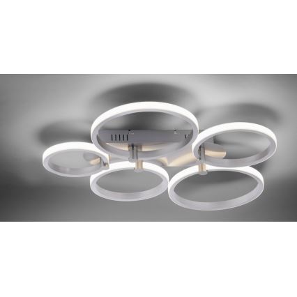 Leuchten Direkt 12112-55 - LED felületre szerelhető csillár JOHANNA 2xLED/11,5W/230V+2xLED/9W+LED/7W