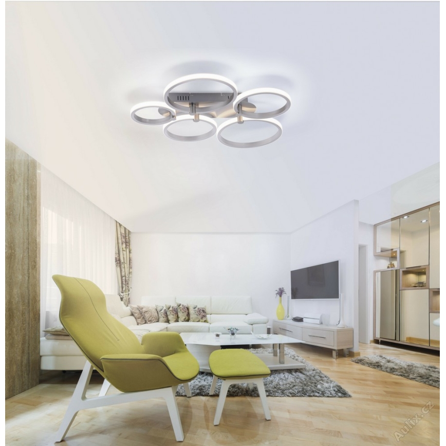 Leuchten Direkt 12112-55 - LED felületre szerelhető csillár JOHANNA 2xLED/11,5W/230V+2xLED/9W+LED/7W