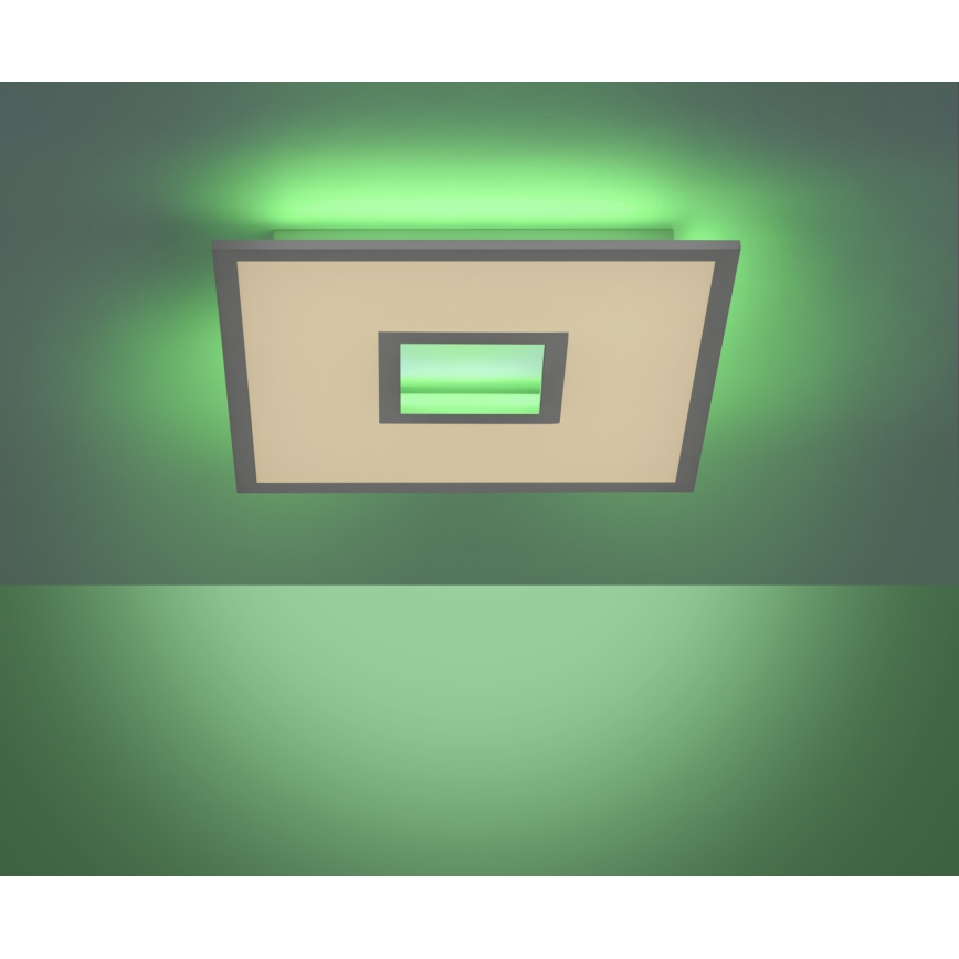 Leuchten Direkt 11645-16 - LED RGB dimmelhető mennyezeti lámpa RECESS LED/22,5W/230V + LED/5W + távirányító