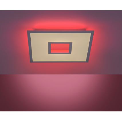 Leuchten Direkt 11645-16 - LED RGB dimmelhető mennyezeti lámpa RECESS LED/22,5W/230V + LED/5W + távirányító