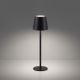Leuchten Direkt 19250-18 - LED Kültéri dimmelhető újratölthető asztali lámpa EURIA LED/3W/5V IP54 fekete