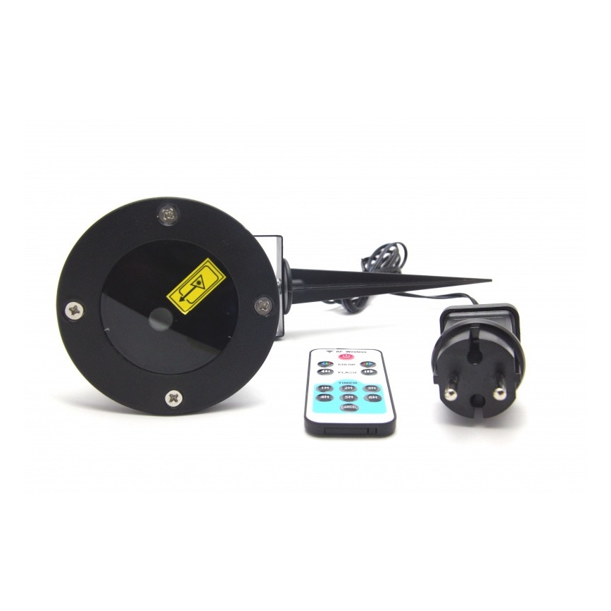 LED Lézer projektor távirányítóval 1xLED/230V IP65