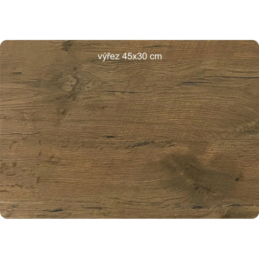 Li-Go 23592/DUB2 - LED Fényerőszabályozható asztali dísz LED/12W/230V 20x22 cm tölgy/szarvas és szarvastehén