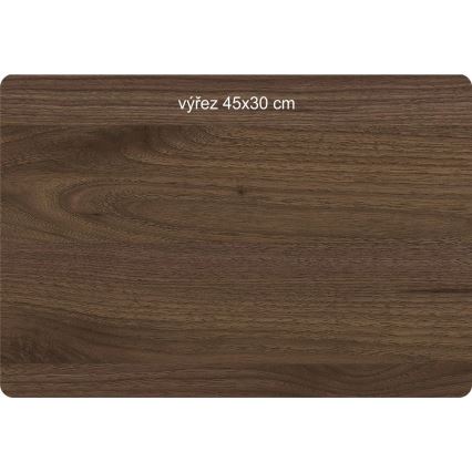 Li-Go 23654 - LED Fényerőszabályozható asztali dekoráció LED/12W/230V 20x22 cm diószínű/Moha csendélet