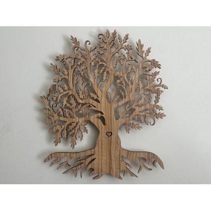 Li-Go 5747/DUB2 - LED dimmelhető fali dekoráció LED/10W/230V 45x55 cm tölgy