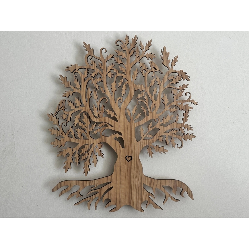 Li-Go 5747/DUB2 - LED dimmelhető fali dekoráció LED/10W/230V 45x55 cm tölgy