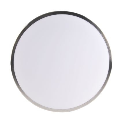 LIBRA LED mennyezeti lámpa, 15 W, 230 V, Ø 29 cm, fényes króm