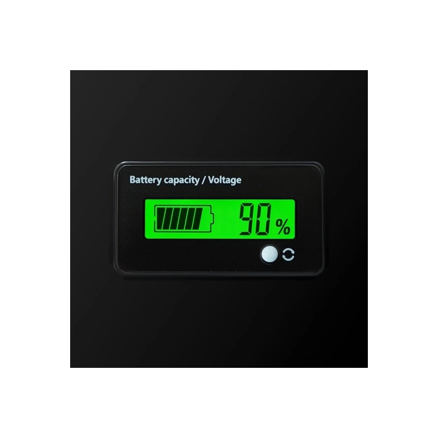 LiFePO4 akkumulátor kijelzővel 12,8V/100Ah