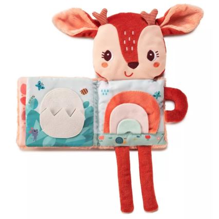 Lilliputiens - Gyermek textil világító könyv szarvas Stella