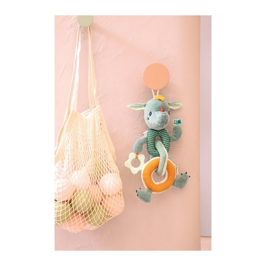 Lilliputiens - Plüss lánc fogazóval sárkány Joe