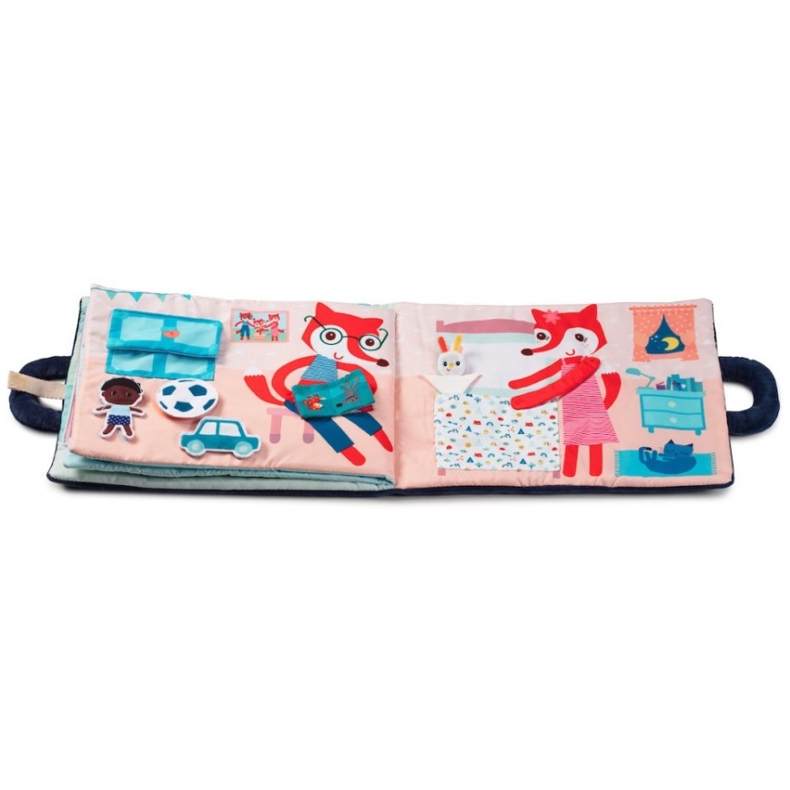 Lilliputiens - Textil könyv Jó éjt róka Alice