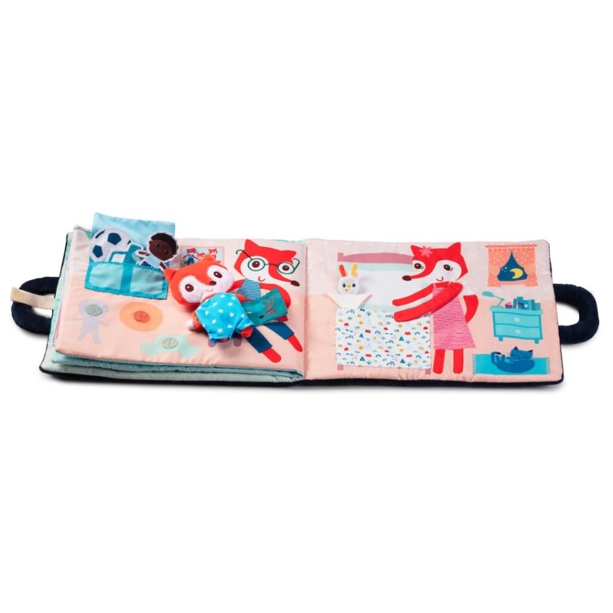 Lilliputiens - Textil könyv Jó éjt róka Alice