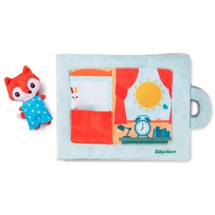 Lilliputiens - Textil könyv Jó reggelt, Alice róka