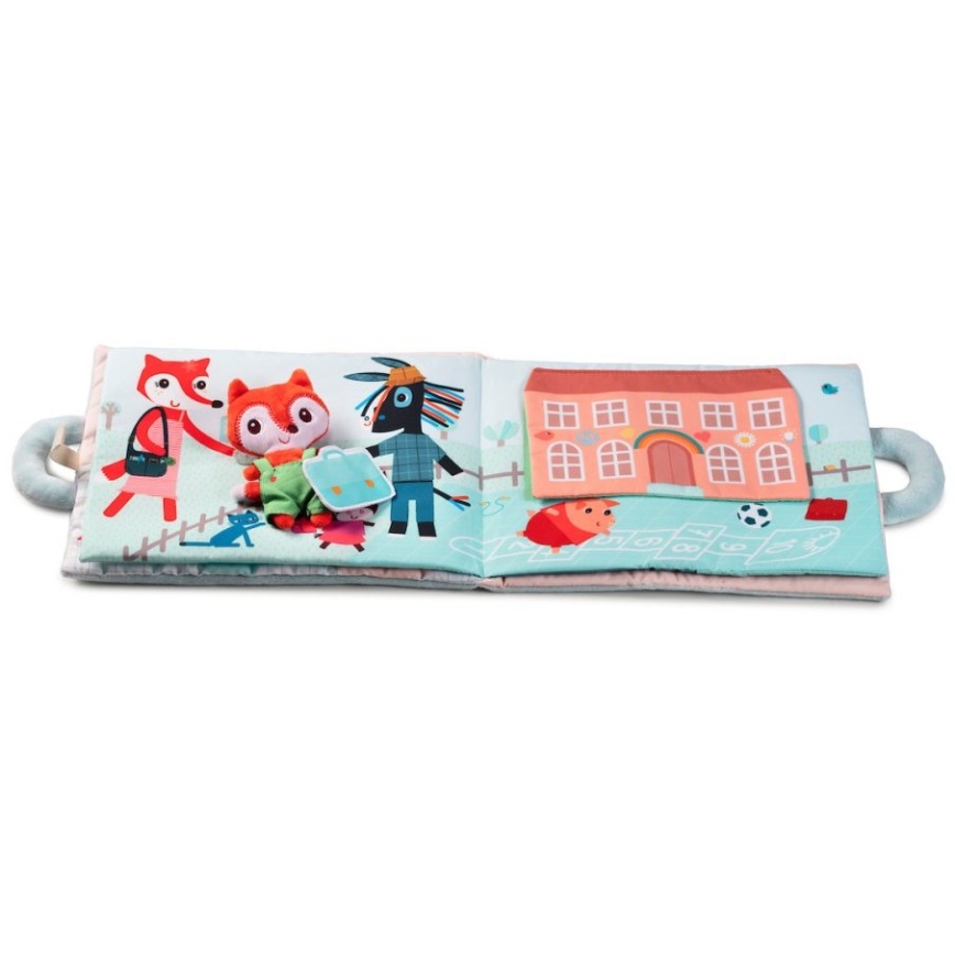 Lilliputiens - Textil könyv Jó reggelt, Alice róka