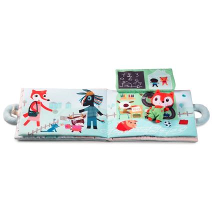 Lilliputiens - Textil könyv Jó reggelt, Alice róka