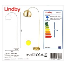 Lindby - Állólámpa MOISIA 1xE27/40W/230V