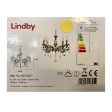 Lindby - Csillár láncon KORA 5xE14/40W/230V