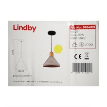 Lindby - Csillár zsinóron CAISY 1xE27/40W/230V