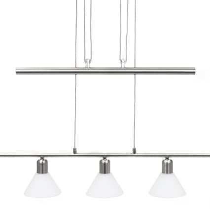 Lindby - Csillár zsinóron DELIRA 5xE14/40W/230V matt króm