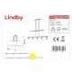 Lindby - Csillár zsinóron DELIRA 5xE14/40W/230V matt króm