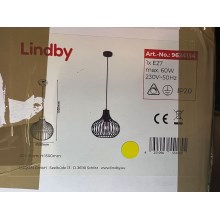 Lindby - Csillár zsinóron FRANCES 1xE27/60W/230V