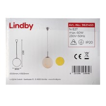 Lindby - Csillár zsinóron MARIKE 1xE27/60W/230V