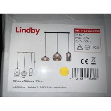 Lindby - Csillár zsinóron MARLA 3xE27/60W/230V