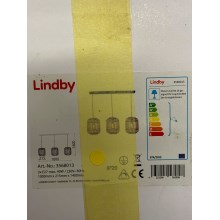 Lindby - Csillár zsinóron MARLY 3xE27/40W/230V