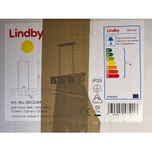 Lindby - Csillár zsinóron WATAN 4xE14/28W/230V