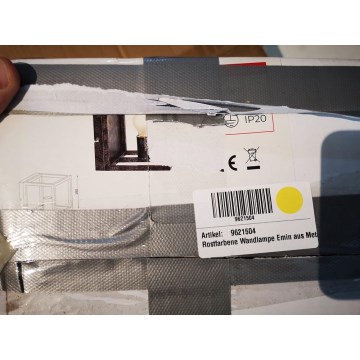 Lindby - Fali lámpa EMIN 1xE27/60W/230V