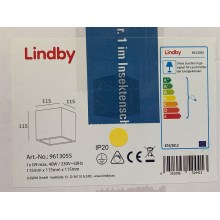 Lindby - Fali lámpa JAYEDN 1xG9/40W/230V vakolat