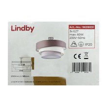 Lindby - Felületre szerelhető csillár MELIA 3xE27/60W/230V