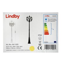 Lindby - Kültéri lámpa 3xE27/100W/230V IP44