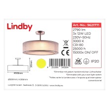 Lindby - LED Dimmelhető csillár rúdon PIKKA 3xLED/12W/230V