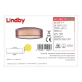 Lindby - LED Dimmelhető mennyezeti lámpa AMON 3xLED/12W/230V