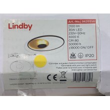 Lindby - LED Dimmelhető mennyezeti lámpa FEIVAL LED/36W/230V