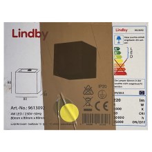 Lindby - LED Fali lámpa QUASO LED/4W/230V beton