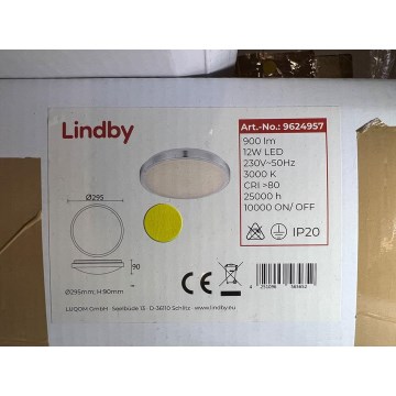 Lindby - LED Mennyezeti lámpa EMELIE LED/12W/230V
