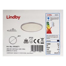 Lindby - LED Mennyezeti lámpa LEONTA LED/20W/230V