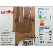 Lindby - LED Mennyezeti lámpa SAIRA LED/24W/230V