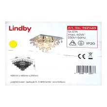 Lindby - Mennyezeti lámpa ANNIKA 5xE14/40W/230V