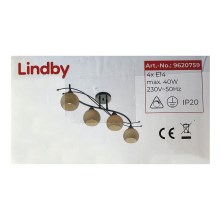 Lindby - Spotlámpa LEANDA 4xE14/40W/230V
